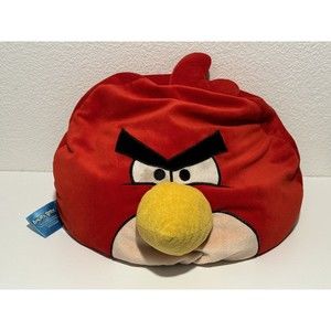 Angry Birds Red Plush Microbead Pillow Bean Bag 7”x10” inch Soft Rovio Mobile